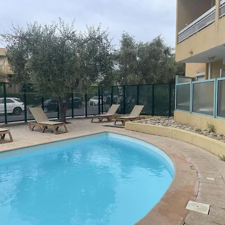 2p Avec Vue Mer/montagne, Piscine & Proche A - Fr-1-252-194 Antibes
